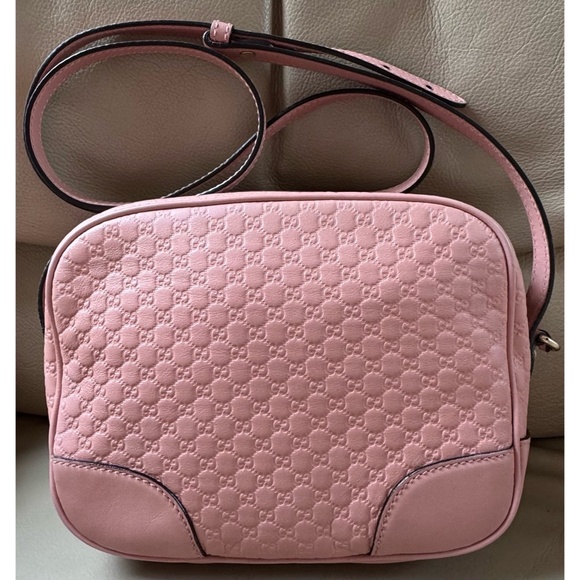 Authentic Gucci Bree Guccissima Leather Crossbody Camera Bag - Picture 2 of 14